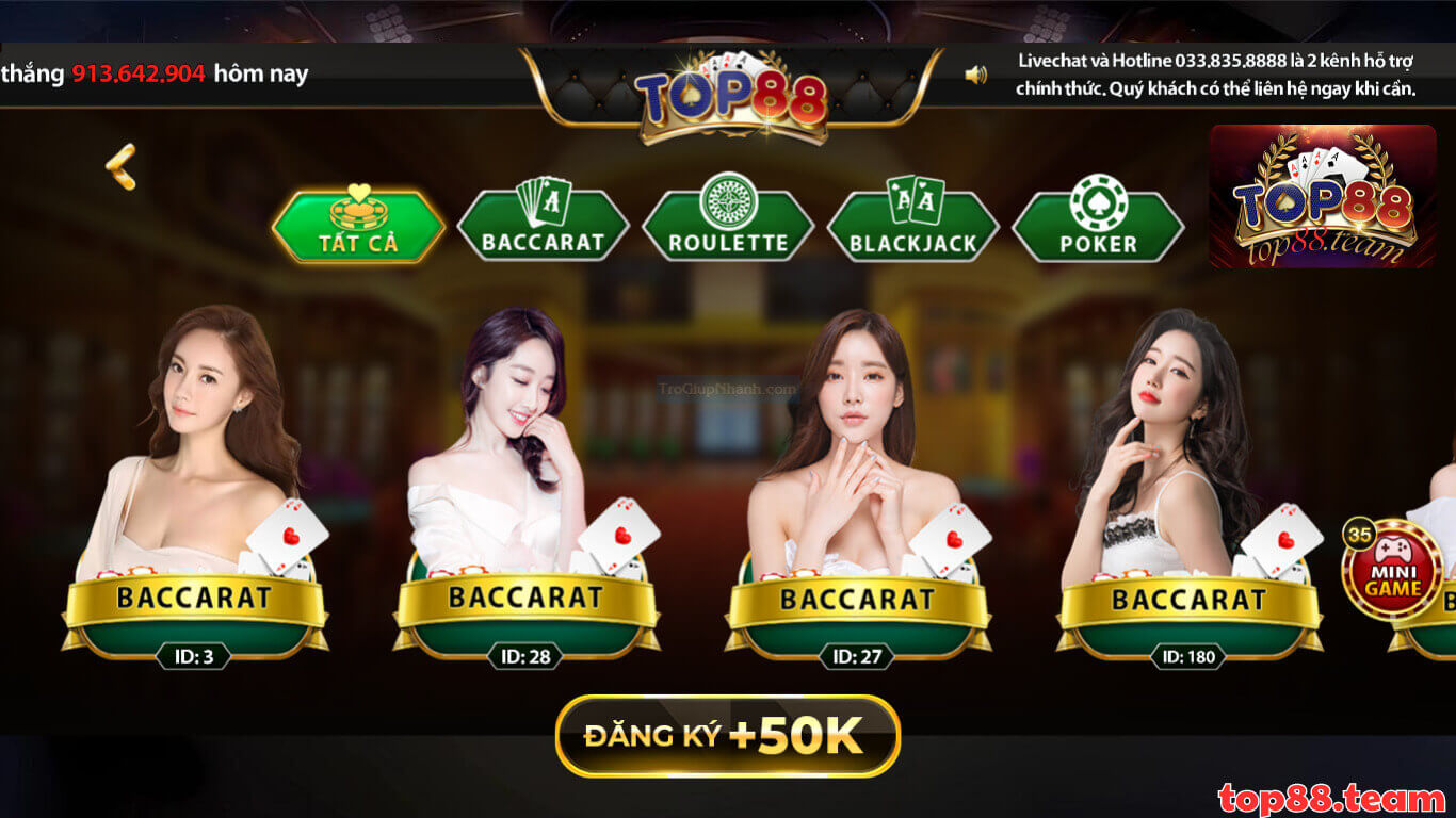 Những kinh nghiệm chơi live casino Top88 hiệu quả