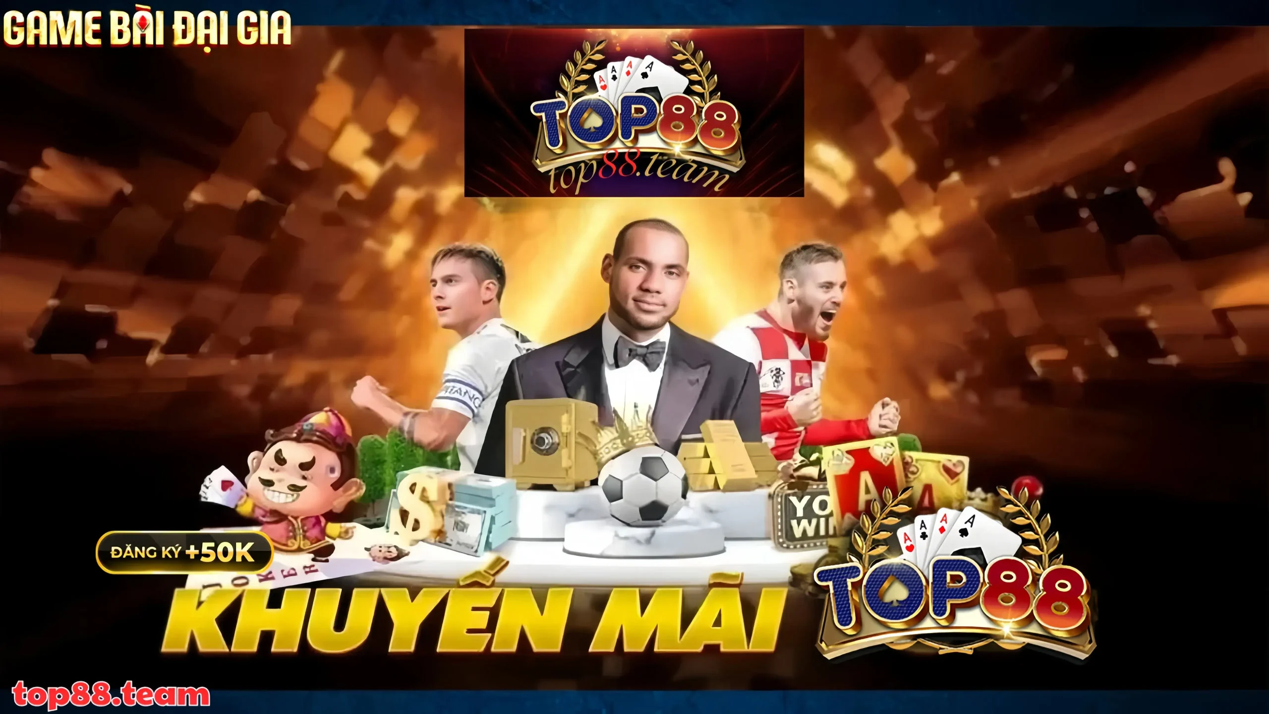 Tổng hợp nhiều khuyến mãi Top88 hấp dẫn dành cho game thủ