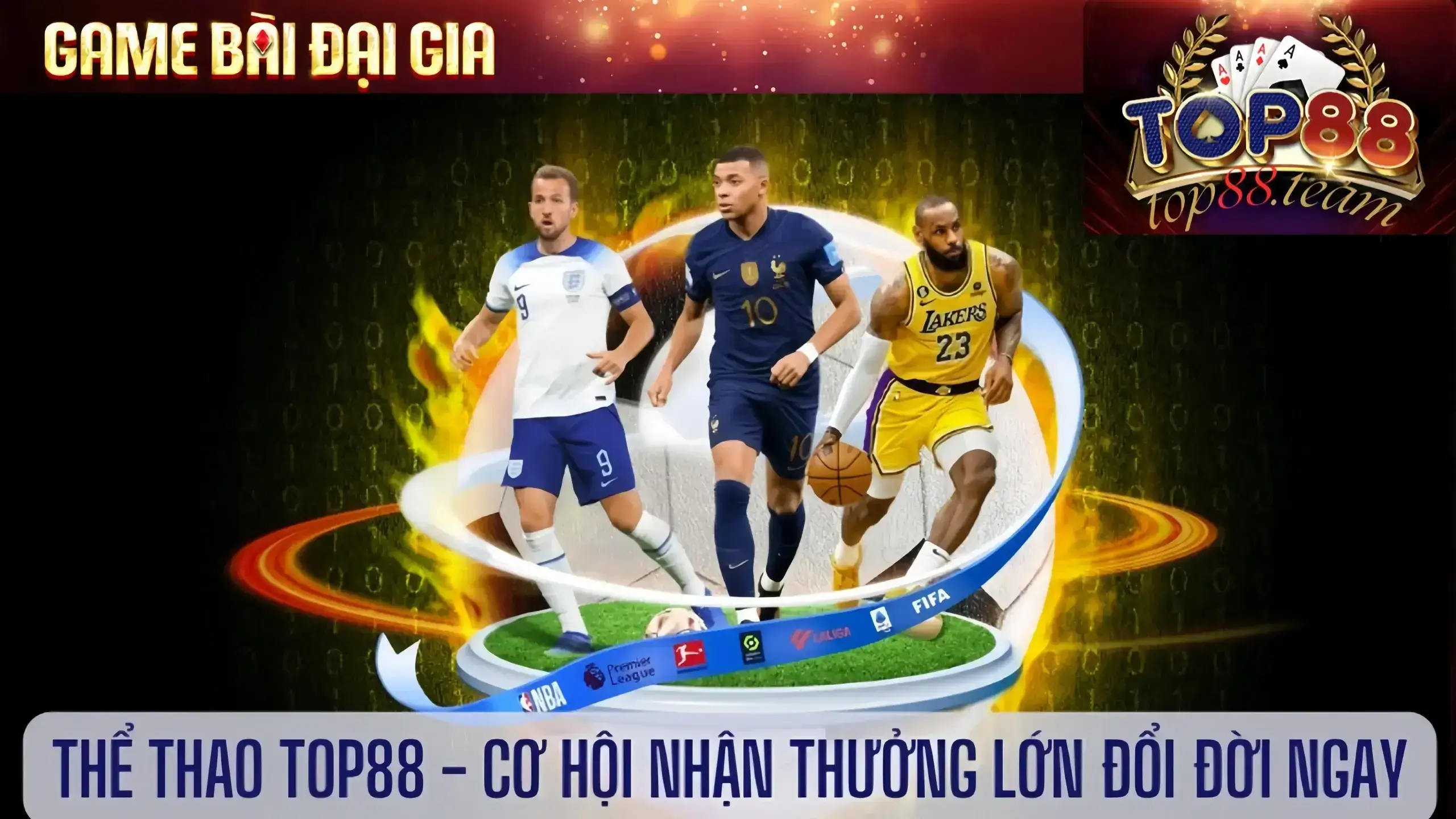 K thể thao Top88 - Sảnh chơi lý tưởng cho những người yêu bóng đá